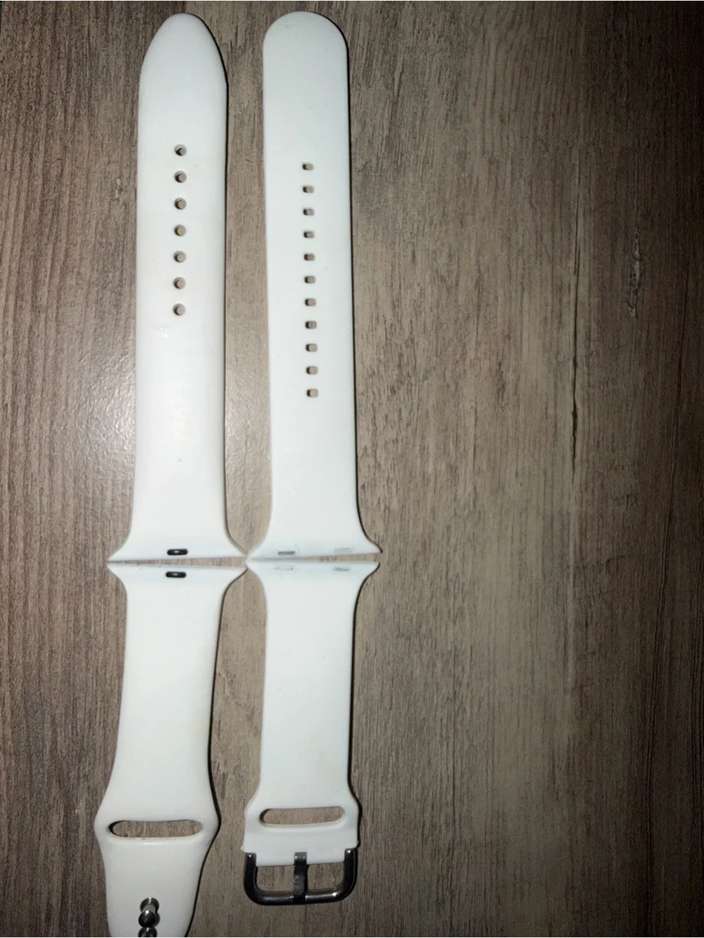 White Silicone Smartwatch Band